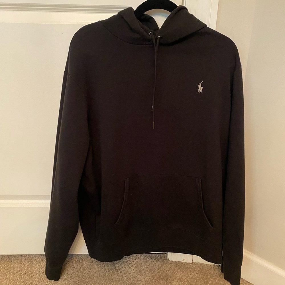 POLO Ralph Lauren Black hoodie sweatshirt - XL